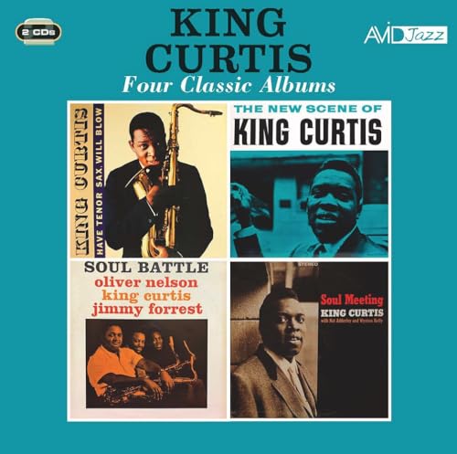 Four CDs in a plastic case with Curtis King artwork and track listings.