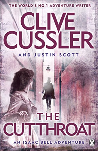 Book cover: “The Cutthroat” by Clive Cussler, featuring figures in 19th-century attire.