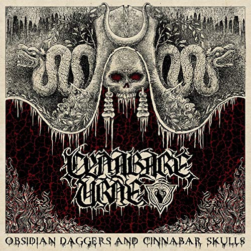 Dark album cover with skull, snakes, and ornate, gothic lettering.