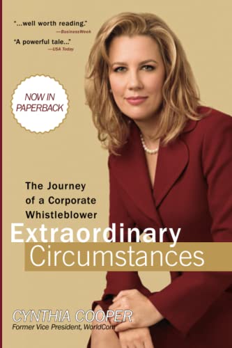 Book cover featuring Cynthia Cooper, former WorldCom VP, and bold title text.