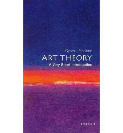 Book cover: "Art Theory" by Cynthia Freeland, with abstract painting.