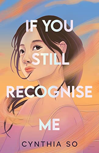 Book cover illustration featuring a young woman against a sunset sky with title text.