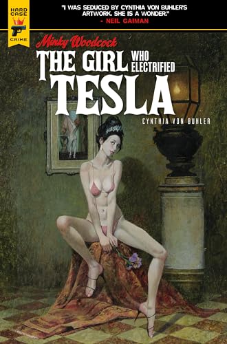 Book cover featuring a woman in lingerie sitting on a draped orange fabric.