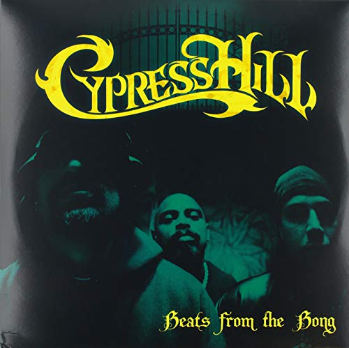 Cypress Hill Beats From The Bong vinyl cover featuring the group in green lighting.