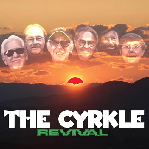 CD cover for The Cyrkle’s “Revival” featuring band members and sunset.