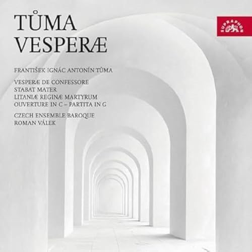 CD cover for Tuma Vesperae, featuring a long arched hallway.