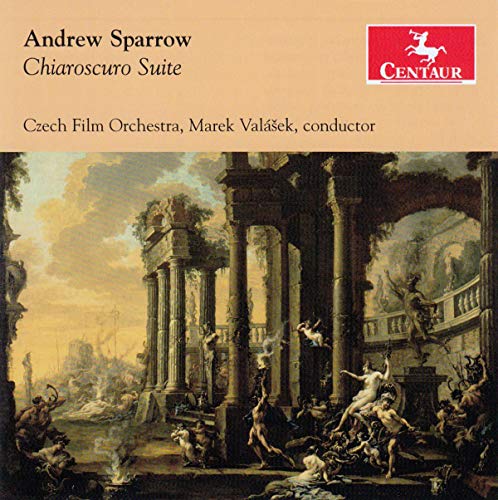 "CD cover with classical painting and text describing the music album."