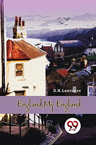 Book cover: "England,My England" with a painted village scene.