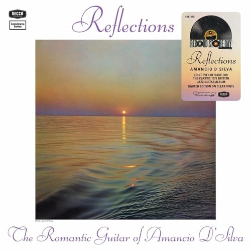 Vinyl album cover: ocean sunset with “Reflections” title and Record Store Day sticker.