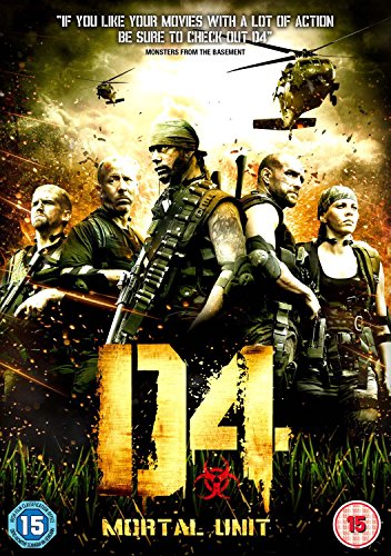 DVD cover art featuring four armed soldiers in a combat zone with helicopters above.