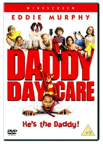 DVD cover for “Daddy Day Care” featuring Eddie Murphy and children.