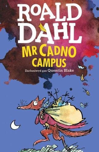 Book cover: "Mr Cadno Campus" with a fox carrying a large sack.
