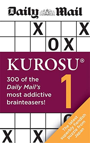 Book cover with crossword grid and large orange number "1", title "Kurosu".