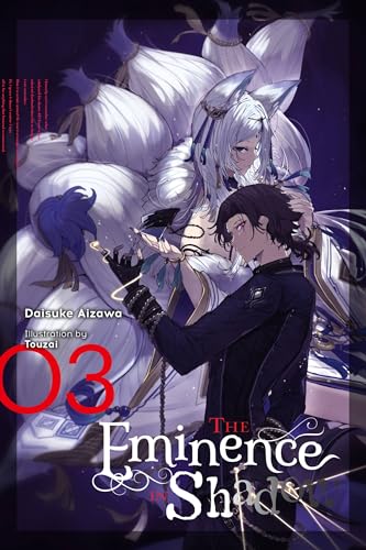 Light novel cover with a dark-haired man and a white-haired woman.