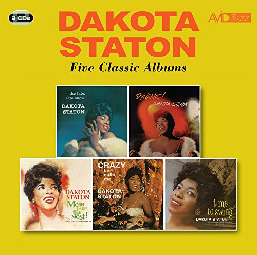 CD cover for Dakota Staton's "Five Classic Albums" with album art collage.
