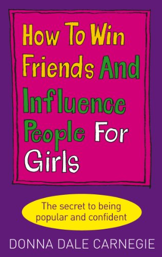 Book cover with bright text: “How to Win Friends and Influence People for Girls.”