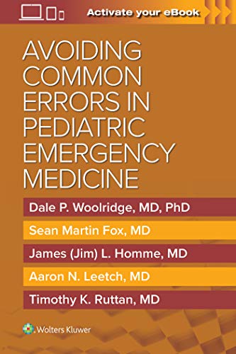Book cover: “Avoiding Common Errors in Pediatric Emergency Medicine” by Woolridge et al.