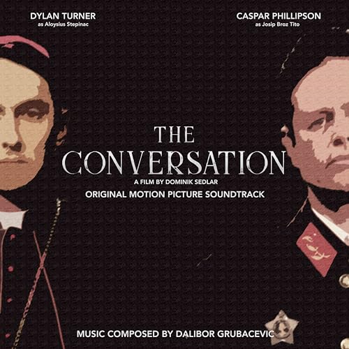 CD cover for "The Conversation" soundtrack featuring portraits of two men.