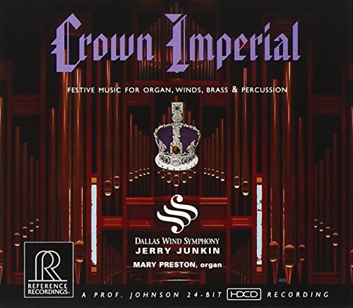 CD cover: "Crown Imperial" with a crown image and organ pipes.