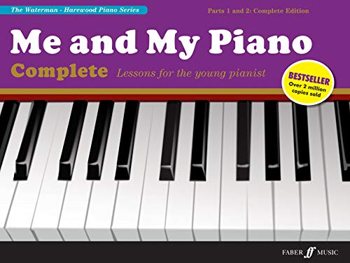 Cover of Me and My Piano Complete Edition music book featuring piano keys.