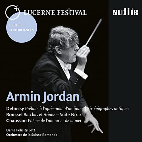 CD cover featuring conductor Armin Jordan in black and white.
