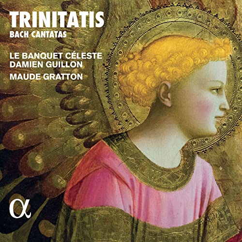 CD cover featuring a detail of a Renaissance angel painting.