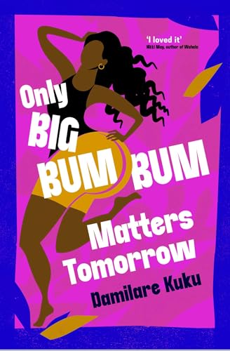 Book cover illustration of a woman in a yellow skirt against a pink background.