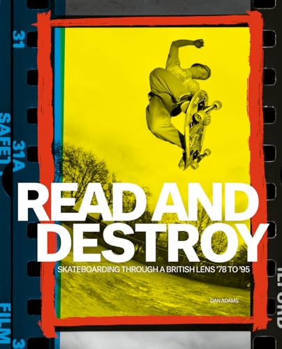 Book cover: Skateboarder mid-air against a yellow background, bold title text.