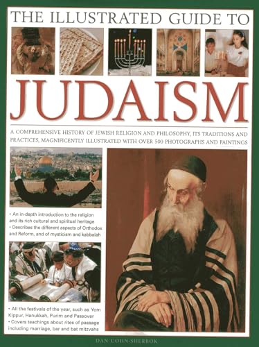 Book cover for "The Illustrated Guide to Judaism" with diverse imagery.