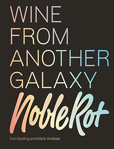 Book cover with colorful gradient text on a black background.