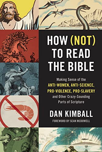 Book cover with biblical imagery, dragons, and a prohibited shrimp.