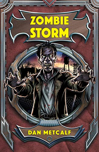 Book cover: "Zombie Storm" features a zombie reaching forward.