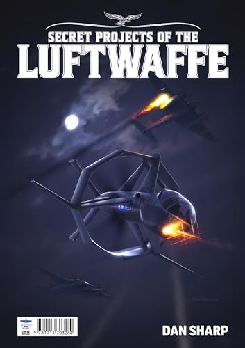 Book cover: futuristic German aircraft depicted in a dark, stormy sky.