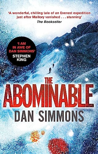 Book cover showing two climbers on a snowy mountain with large red title text.