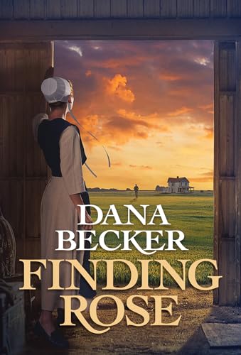 Book cover: woman in bonnet looking at a distant farmhouse.