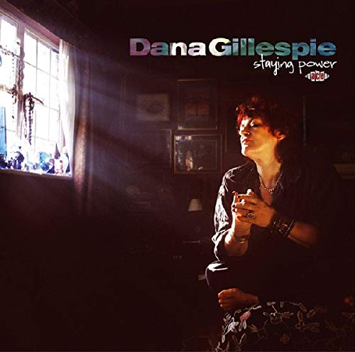 CD cover for Dana Gillespie’s “Staying Power” featuring a woman in profile.