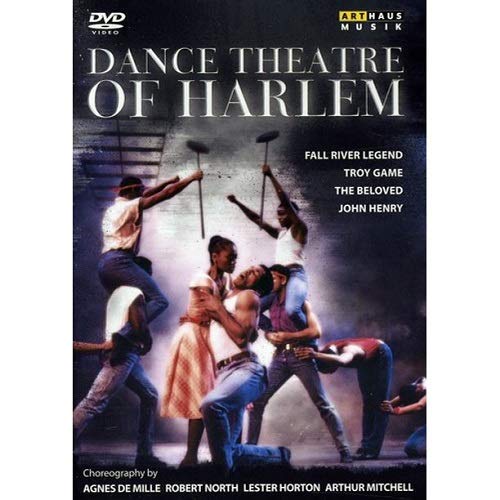 DVD cover for Dance Theatre of Harlem featuring dancers in motion.