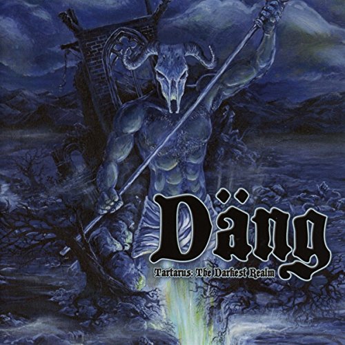 CD cover art: demonic figure with staff, dark landscape, and band logo.