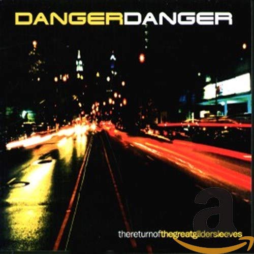CD cover for Danger Danger, showing a blurred city street at night.