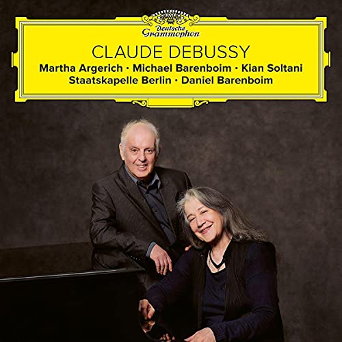 CD cover featuring portraits of Daniel Barenboim and Martha Argerich.