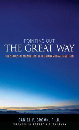 Book cover: "Pointing Out The Great Way" with a mountain landscape.