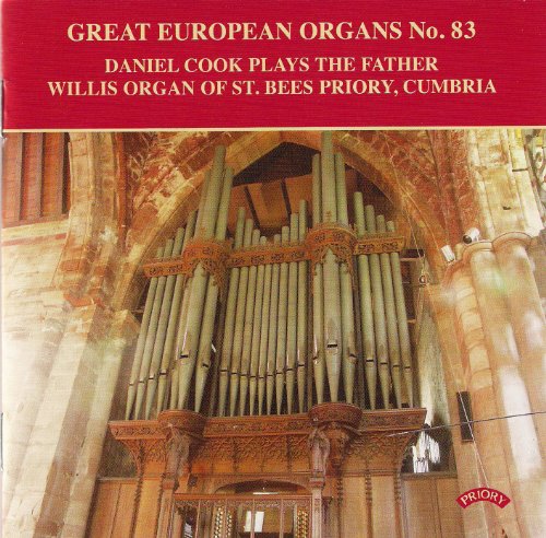CD cover featuring a large pipe organ inside a stone church.