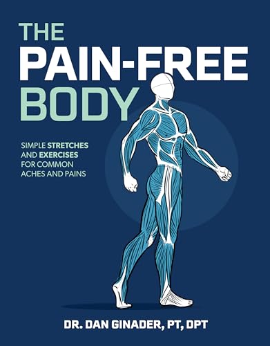 Book cover: “The Pain-Free Body” with anatomical illustration of a person.