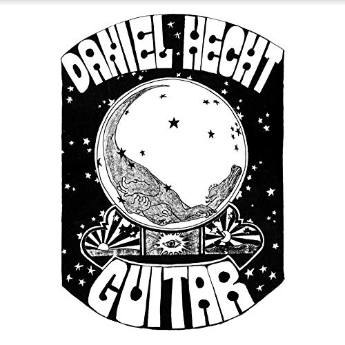 Black and white album cover for Daniel Hecht’s “Guitar” vinyl record.