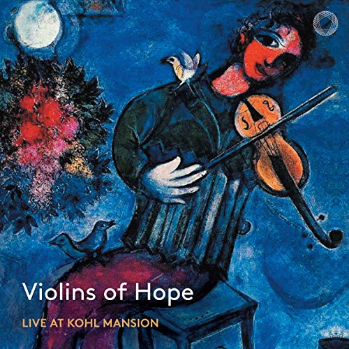 CD cover depicting a painted figure playing a violin with birds.