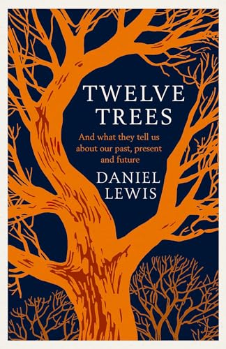 Book cover with orange tree branches against a dark blue background.