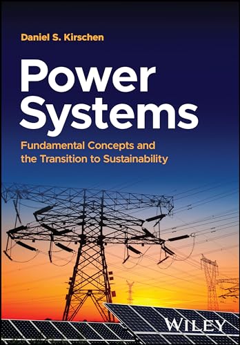 Book cover: "Power Systems" with power lines and solar panels.