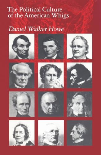Book cover with portraits of 19th-century figures, red background.