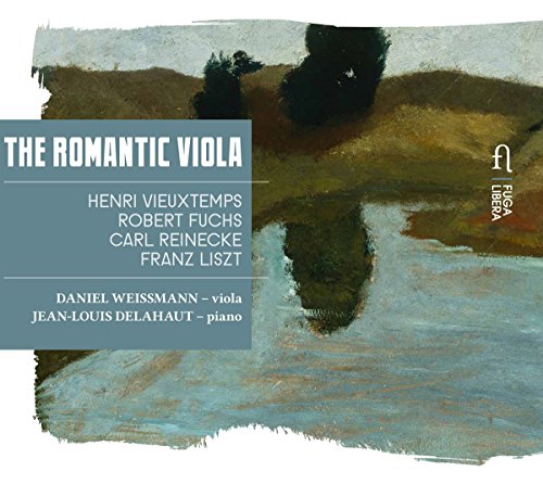 CD cover with abstract landscape painting and white text on blue overlay.