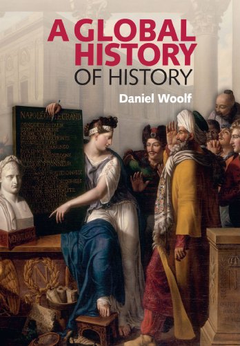 Book cover: “A Global History of History” with historical painting.